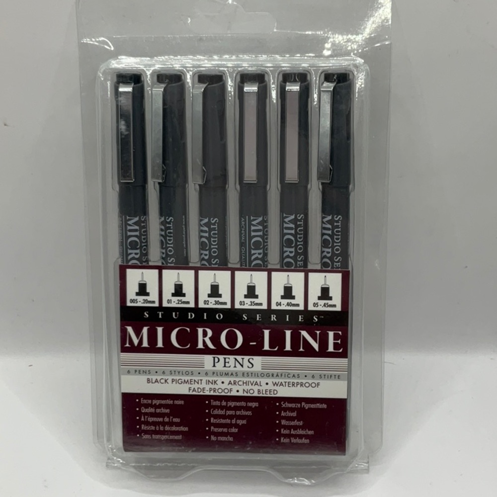 Studio Series Microline Pen Set - Peter Pauper Press, Inc, Peter Pauper Press